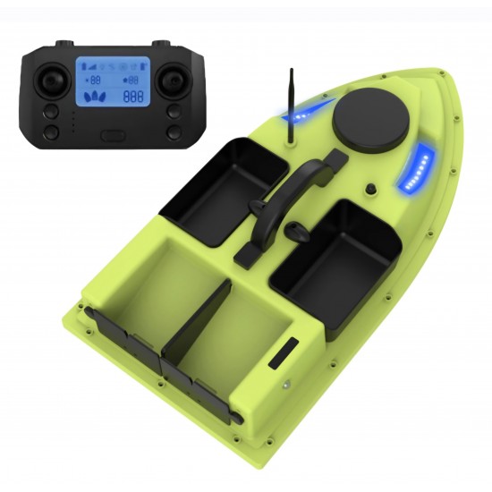(YAKINDA) SAZAN YEMLEME (TEKNE VE BOTU) GPS 100 KONUMLU OTO PİLOT EVE DÜNÜŞ SABİT HIZ 4 HAZNELİ DİJİTAL KUMANDA 18000MAH PİL ÇANTA VE ARABA ŞARZI HEDİYE