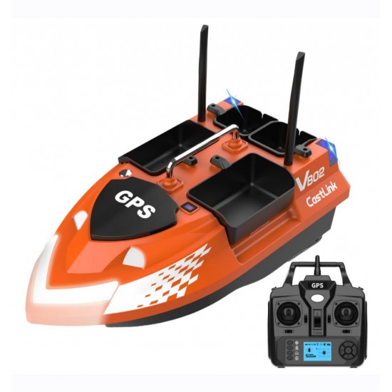(YAKINDA) Flytec V802pro GPS 160 KONUM OTO PİLOT EVE DÖNÜŞ SABİT HIZ 4 HAZNELİ ARKA HAZNE ATMALI ÇANTA ARABA ŞARZI HEDİYE