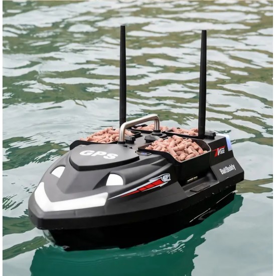 (YAKINDA)Flytec V802pro GPS 160 KONUM OTO PİLOT EVE DÖNÜŞ SABİT HIZ 4 HAZNELİ ARKA HAZNE ATMALI ÇANTA ARABA ŞARZI HEDİYE