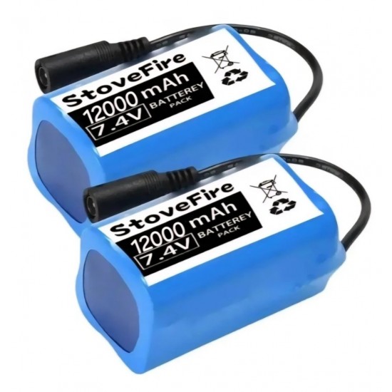 Pil 12000 Mah 7.4v 8.4v Pillerimiz