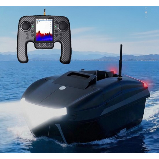 (TÜRKÇE) DİL GPS 4 BÖLÜM 4OKONUM 3 VİTESLİ OTO PİLOT EVE DONUS SUALTI DERINLIK SICAK VE SOVUK GÖSTERIR 2 PİLLE ÇANTALI