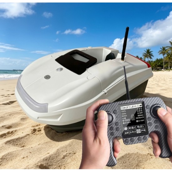 (YAKINDA)(TÜRKÇE) DİL SONARLI GPS 4 BÖLÜM 40 KONUM 3 VİTESLİ OTO PİLOT EVE DONUS BALIK GÖSTERIR 2 PİLLE ÇANTALI