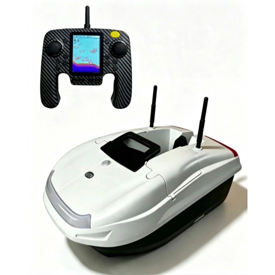 (YAKINDA)(TÜRKÇE) DİL SONARLI GPS 4 BÖLÜM 40 KONUM 3 VİTESLİ OTO PİLOT EVE DONUS BALIK GÖSTERIR 2 PİLLE ÇANTALI