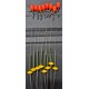 12 (KIRMIZI KUBBE)(RİG VE BOLİ) 2.3 NO İNNE SAZAN İNNESİ BÜYÜK BOY Yüzen Model 12 Adet