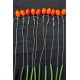 12 (KIRMIZI ZEYTİN) RİG VE BOLİ 12 ADET YÜZEN MODEL 2.3 NO İNNE SAZAN İNNESİ BÜYÜK BOY