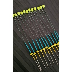12 (LİMON ELMALI)(RİG VE BOLİ) YÜZEN MODEL 12 TAKIM İNNELER 2,3 NO SAZAN İNNESİ KAMBUR DEYİLDİR
