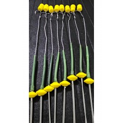 12 (SARI KUBBE) RİG VE BOLİ YÜZEN MODEL 12 TAKIM 2.3 NO İNNE SAZAN İNNESİ BÜYÜK BOY