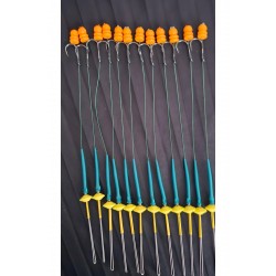 12 (TURUNCU KUBBE)(RİG VE BOLİ) YÜZEN MODEL 12 TAKIM İNNELER 2,3 NO SAZAN İNNESİ KAMBUR DEYİLDİR