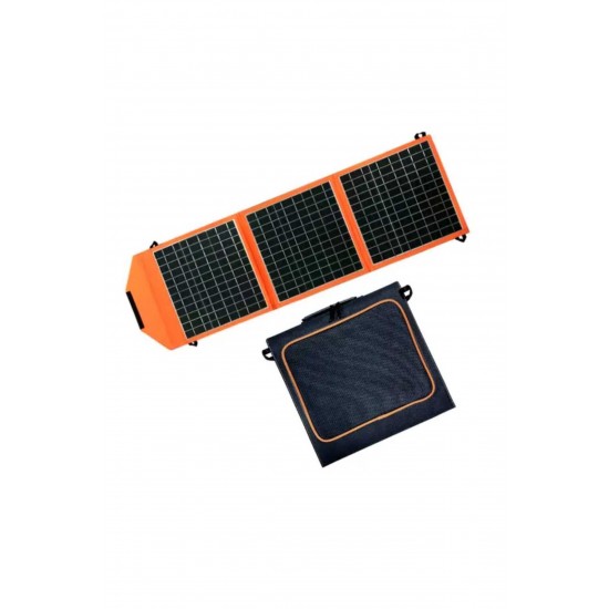 Güneş Paneli Katlanabilir Portatif Solar 30w Su Geçirmez Hızlı Şarj Özellikli