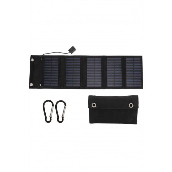 Güneş Panelli( 15w) Usb Katlanabilir Güneş Enerjisi Şarj Cihazı