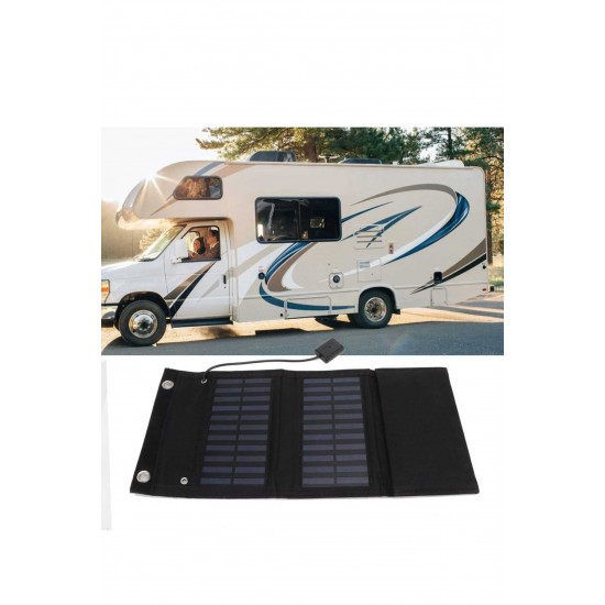 Güneş Panelli( 15w) Usb Katlanabilir Güneş Enerjisi Şarj Cihazı