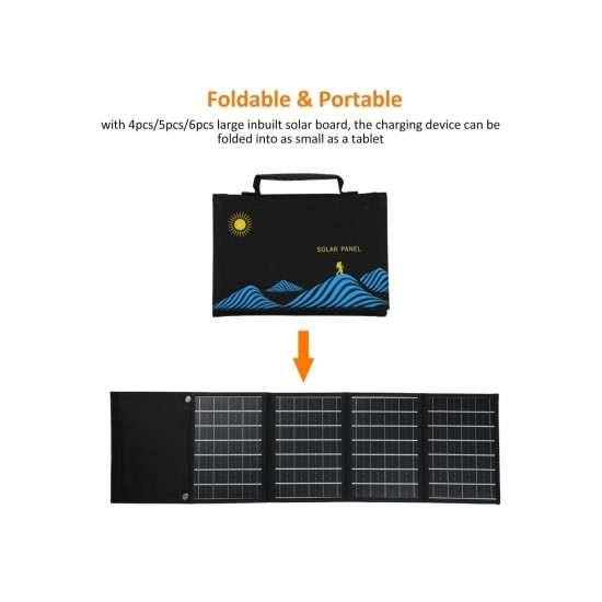Kamp Günüş Paneli Taşınabilir Portatif Güneş Panelli 30w Su Geçirmez