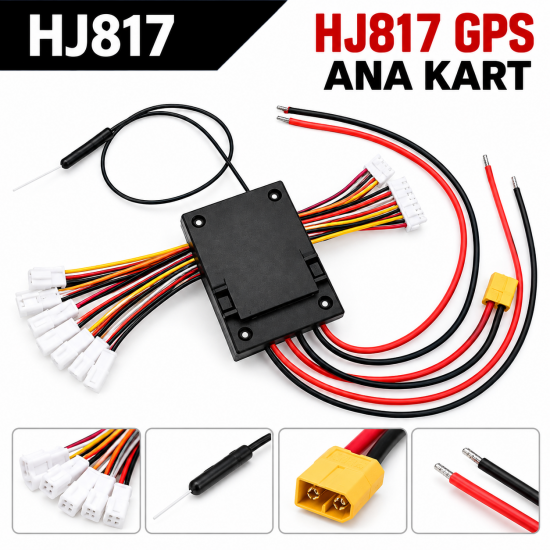 ANA KART HJ817 Model GPS TEKNELERE UYUMLU 